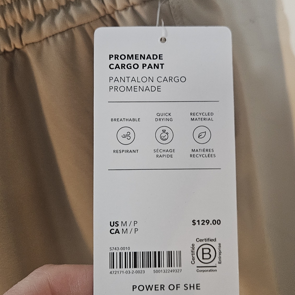 NWT Athleta Promenade Cargo Pants - Picture 4 of 6